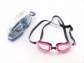 Pływanie - Aqua Sphere Damskie okulary pływackie Michael Phelps Xceed lady clear Czarne/Różowe - miniaturka - grafika 1