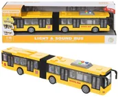 Samochody i pojazdy dla dzieci - Urwiskowo, Autobus Przegubowy Światło Dźwięk Otwierane Drzwi - miniaturka - grafika 1