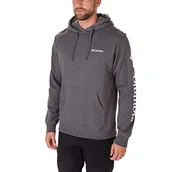 Bluzy męskie - Columbia Columbia Męska bluza z kapturem Viewmont II rękaw graficzna z kapturem Viewmont II City Grey, Columbia Grey XL 1821014 - miniaturka - grafika 1