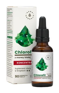 Aura Herbals Chlorofil z morwy białej, koncentrat - krople (30ml) - ABBB-90627 - Zdrowa żywność - miniaturka - grafika 2