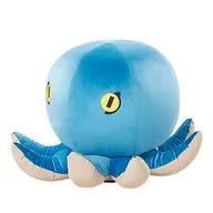 Krzesła - Beliani Pufa Zwierzak Welurowa Niebieska Octopus - miniaturka - grafika 1