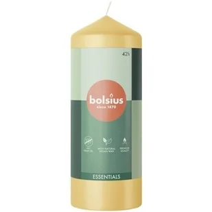 Bolsius Świeca pieńkowa 150/58 Essentials Owsiany Beż - Świece - miniaturka - grafika 1