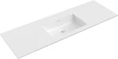 Umywalki - Mexen Otis umywalka wpuszczana w blat 141 x 46,5 cm, biała połysk - 25181400 - miniaturka - grafika 1