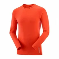 Koszulki sportowe damskie - Koszulka Salomon Sense Over Season Fiery Red - miniaturka - grafika 1