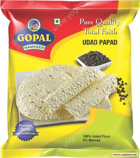 Udad Papad Z Czarnym Pieprzem Gopal 250g - Szybkie dania obiadowe - miniaturka - grafika 1