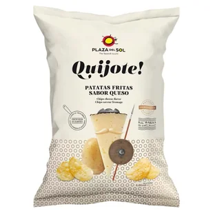 Plaza Del Sol Chipsy ziemniaczane o smaku sera 115 g - Pasztet i przetwory mięsne - miniaturka - grafika 1