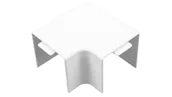 Kanały kablowe - OBO Bettermann Naroże płaskie 40x 40mm 90° biały WDK HF40040RW marki 6192831. - miniaturka - grafika 1