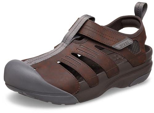 Crocs Sandały męskie Yukon Fisherman, Espresso, 12 UK