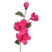Sztuczne kwiaty - Sztuczna gałązka Magnolii - 4 sztuki w kolorze cie - miniaturka - grafika 1