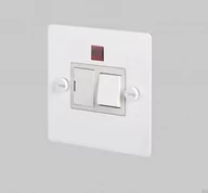 Wyłączniki światła i elektryczne - Włącznik Switch Fuse Spur Biały - miniaturka - grafika 1