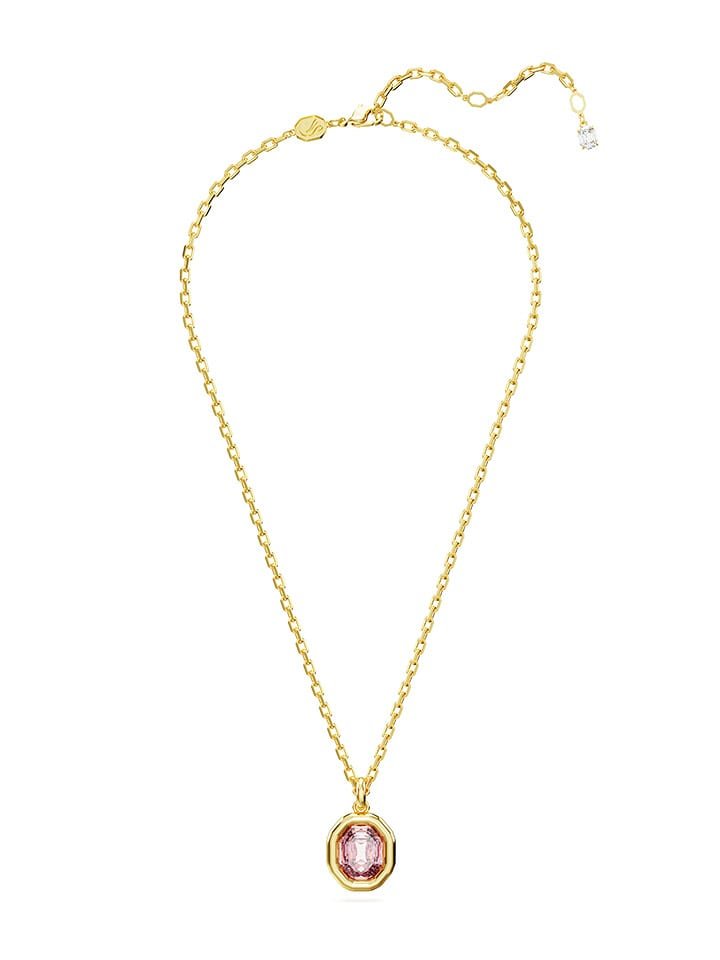 Swarovski Pozłacany naszyjnik z zawieszką - dł. 42 cm