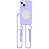 Etui i futerały do telefonów - Etui TECH-PROTECT MagNecklace MagSafe do Apple iPhone 13 Fioletowy - miniaturka - grafika 1