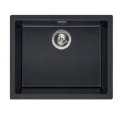 Zlewozmywaki - Zlew REGINOX AMSTERDAM 50 PURE BLACK (czarny mat) (R34644) - miniaturka - grafika 1