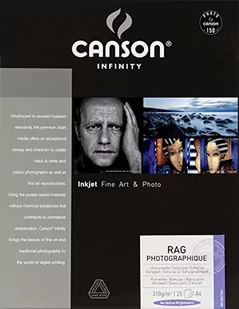 Canson Infinity Papier A4 Rag Papier fotograficzny 310g (25) (206211046) - Papier do drukarek - miniaturka - grafika 1