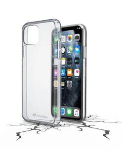Cellular Line Cellularline Tylna pokrywa przezroczysta Duo, większa ochrona wyświetlacza, podwójny materiał ochronny, osłona przeciwwstrząsowa, ochrona przed uderzeniami i upadkami, odpowiednia do 11 PRO MAX 60901 - Etui i futerały do telefonów - miniaturka - grafika 1