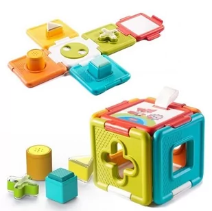 Tiny Love Zabawka edukacyjna 2w1 Sorter + Puzzle TL1504300030 N2/20 - Sortery dla dzieci - miniaturka - grafika 1