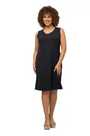 Sukienki - Ulla Popken Rozmiary damskie, sukienka bez rękawów, rednioszary melan?, 46 - miniaturka - grafika 1