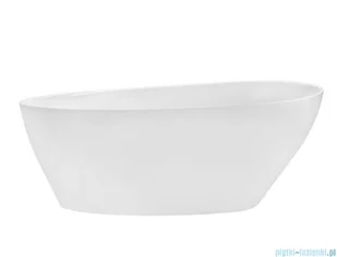 Besco Goya 170x72cm wanna wolnostojąca konglomeratowa MATOWA + syfon klik-klak chrom #WMMB-170G | - Wanny z hydromasażem - miniaturka - grafika 4