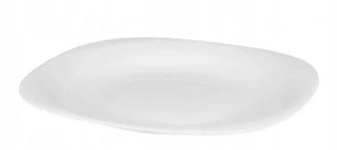 Talerz QUADRO płytki 28 cm biały