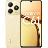 Telefony komórkowe - Realme C61 6/256GB Złoty - miniaturka - grafika 1