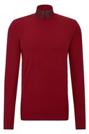 Koszulki męskie - HUGO T-shirt męski, Dark Red604, L - miniaturka - grafika 1