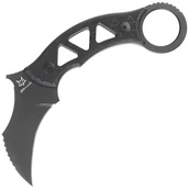 Noże - Nóż FOX Tribal K Karambit Black G10, Black Top Shield N690Co by Doug Marcaida (FX-803) - miniaturka - grafika 1