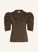 Bluzki damskie - Neo Noir Bluzka Roella braun - miniaturka - grafika 1