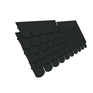 Gont bitumiczny ETA karpiówka 80 cm 3 m2 grafitowy Nexler - Preparaty bitumiczne - miniaturka - grafika 1