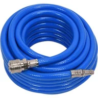 Akcesoria pneumatyczne - YATO WĄŻ PNEUMATYCZNY ZBROJONY PVC 8mm x 10m Z SZYBKOZŁĄCZAMI YT-24220 YT-24220 - miniaturka - grafika 1