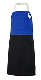 Velilla Delantal Peto Fartuch Dwukolorowy (RIF. 404210B_43) Unisex-Dorosły, ultramarynowy niebieski, rozmiar uniwersalny - Fartuchy i rękawice kuchenne - miniaturka - grafika 1