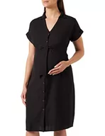 Sukienki ciążowe - Supermom Sukienka damska Hackberry Nursing Short Sleeve sukienka, Black-P090, XS, Black - P090, 34 - miniaturka - grafika 1