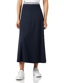 Spódnice - Tommy Hilfiger Damska spódnica midi o linii A STP Imd Fit & Flare, Pustynne niebo, S - grafika 1