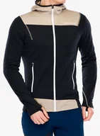 Bluzy damskie - Bluza z kapturem Ortovox Fleece Light Hoody - black raven - miniaturka - grafika 1