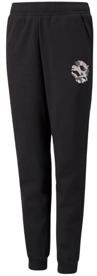 Spodnie Dla Dzieci Puma Alpha Sweatpants Fl Czarne 589235 01-128Cm