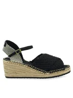 Espadryle damskie - Gant Espadryle 30568950 Czarny - miniaturka - grafika 1