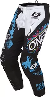 Element O'Neal Villain dziecięce spodnie motocrossowe MX Kids Mountain Bike MTB Downhill Freeride DH FR, 010E-9Youth, kolor biały, rozmiar 28 - Spodnie i spodenki dla chłopców - miniaturka - grafika 1