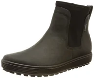 Moda i Uroda OUTLET - Ecco Damskie buty Soft 7 TRED Chelsea Boot, czarne/czarne, rozmiar 37 UE - miniaturka - grafika 1