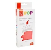 Dodatki do ciast w proszku - Masa cukrowa lukier Modecor czerwona 250 g - miniaturka - grafika 1