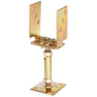 Kotwy - Wspornik słupa forma U stal gładka 71-161/5 - miniaturka - grafika 1