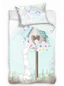 Pościel dla dzieci - Pościel bawełna 90x120 + 40x60 Baby Animals Króliczki - miniaturka - grafika 1