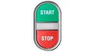Inne akcesoria elektryczne - Lovato Przycisk sterowniczy 22mm podwójny zielono/czerwony podświetlany kryty z samopowrotem bez adaptera LPCBL7133 LPCBL7133 - miniaturka - grafika 1
