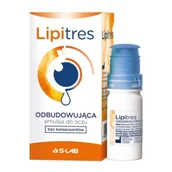 Krople do oczu - Lipitres, odbudowująca emulsja do oczu, 10 ml - miniaturka - grafika 1