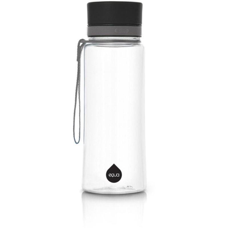 Equa Plain butelka na wodę kolor Black 600 ml