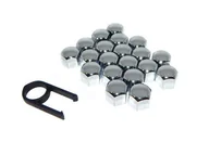 Akcesoria motoryzacyjne - Nakładki zatyczki kapsle chrom na śruby - 17 - miniaturka - grafika 1