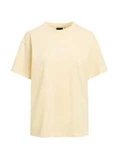 Koszulki i topy damskie - Bench Koszulka "Abelia 2" w kolorze jasnożółtym - grafika 1