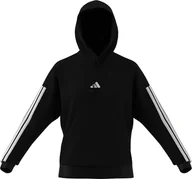 Bluzy damskie - adidas Damska bluza polarowa z kapturem Essentials 3 paski (1 szt.) - miniaturka - grafika 1