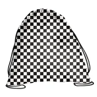 Worki na buty - Worek na obuwie czarno-biała kratka BeUniq, Paso - miniaturka - grafika 1
