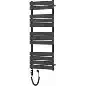 Grzejniki łazienkowe - Mexen Ceres grzejnik elektryczny 1200 x 500 mm, 600 W, czarny - W111-1200-500-2600-70 - miniaturka - grafika 1