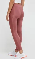Legginsy - Reebok Legginsy Yoga TRENNING FITNESS Różowy Fitted Fit r.L długie - miniaturka - grafika 1