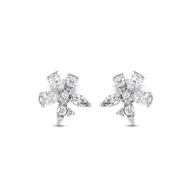 Kolczyki - Złote kolczyki KBD6093 - Diament - miniaturka - grafika 1